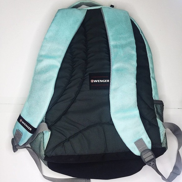SwissGear Women's Aqua Blue 16" Laptop Backpack - Picture 2 of 7